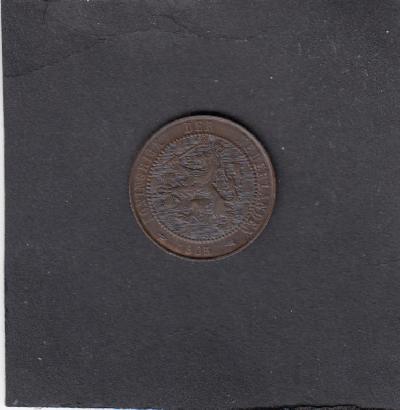 Beschrijving: 2 1/2 Cent WILHELMINA